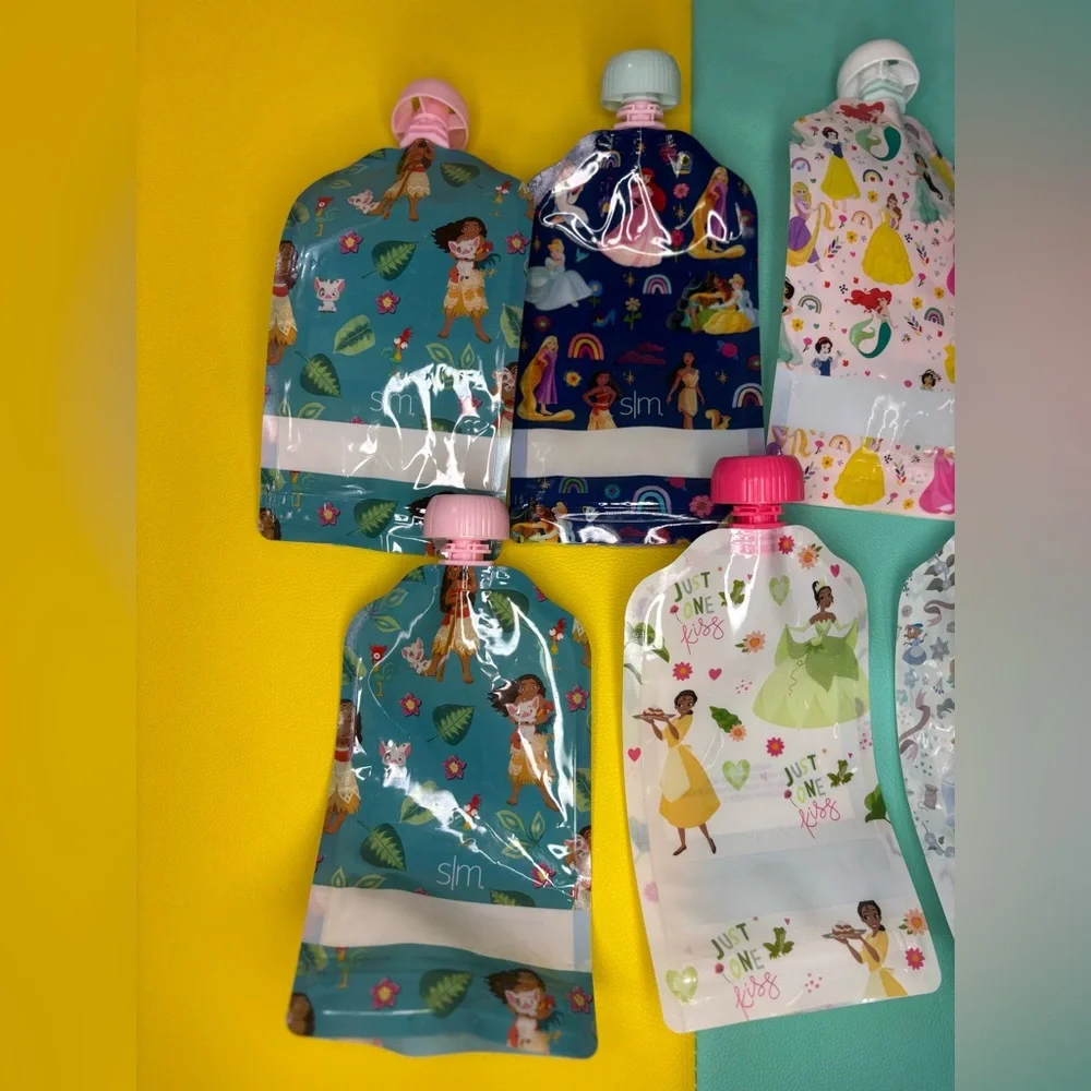 Simple Modern Disney‎ Princess Reusable Baby Food Pouches for Toddlers